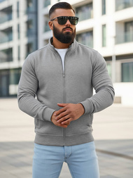 Men's Sweatshirt - Grey OZONEE JS/2002Z