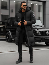 Men's winter jacket - black OZONEE JS/19M1290/392Z