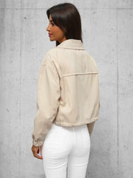 Women's Jacket - Beige OZONEE O/G118Z