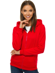 Women's Hoodie - Red OZONEE JS/W03Z