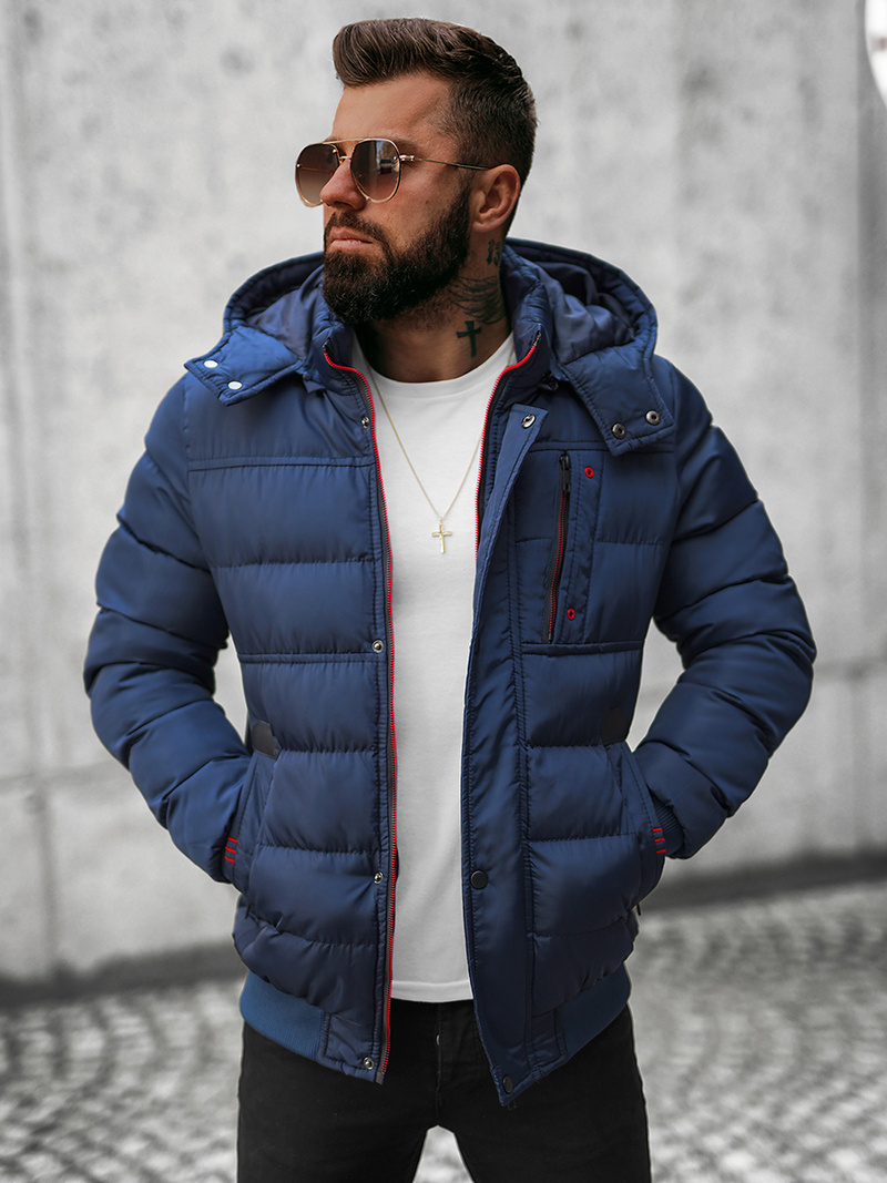 Men's Jacket - Dark blue OZONEE JB/JP1185Z