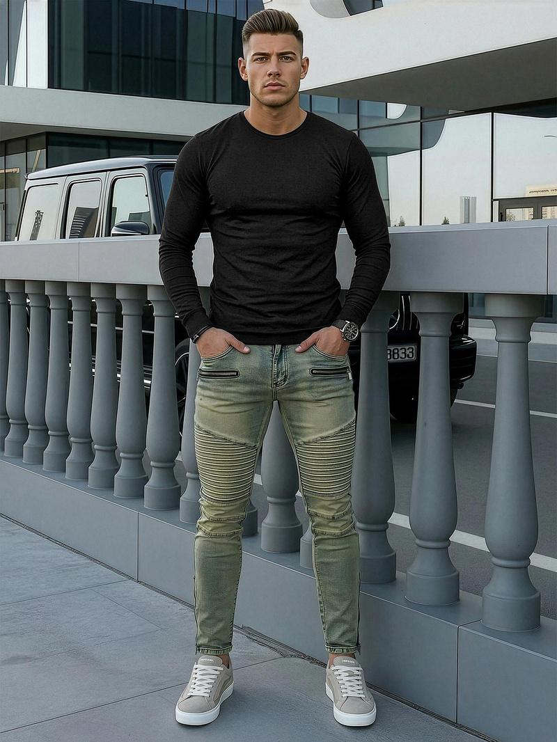 Men's Jeans - Blue OZONEE O/EM8951Z