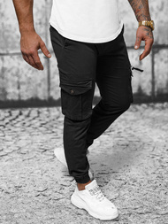 Men's Chinos Jogger - Black OZONEE NB/MP0201N