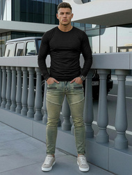 Men's Jeans - Blue OZONEE O/EM8951Z