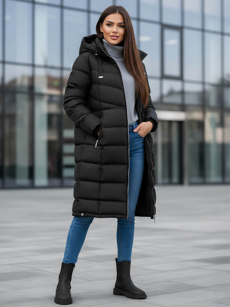 Women's Jacket - Black OZONEE JS/M736/392Z