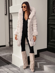 Women's Jacket - Ecru OZONEE JS/5M3156/254Z