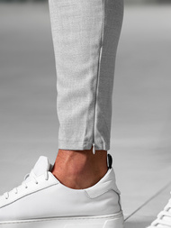 Men's Chinos - Grey OZONEE DJ/3300Z
