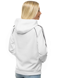 Women's Hoodie - White OZONEE JS/JK88117/1