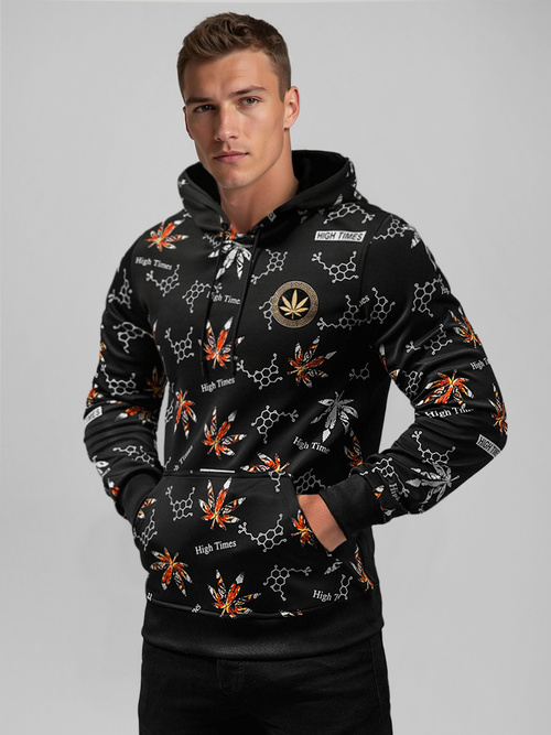 Men's Hoodie - Black OZONEE O/B266