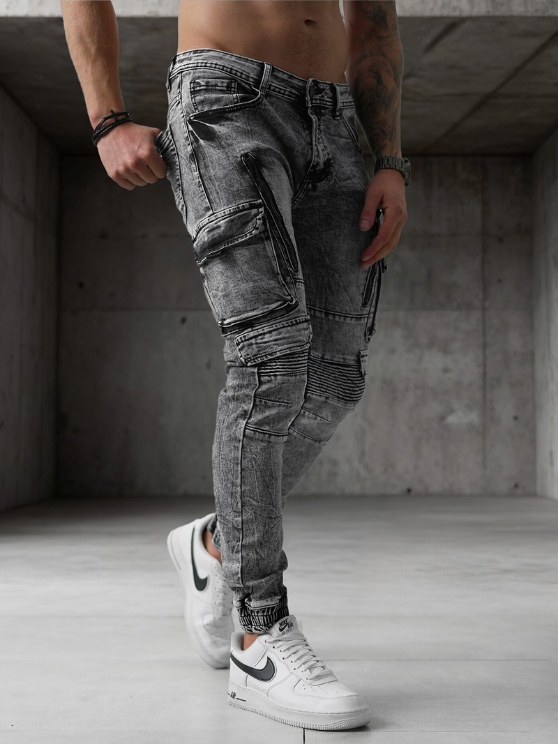 Men's Jeans - Dark Grey OZONEE O/E10017