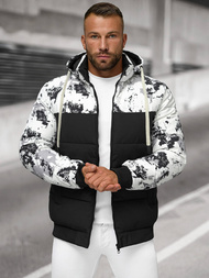 Men's Winter Jacket - White/Black OZONEE JS/31M5030/392