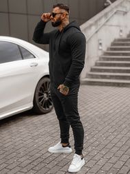 Men's Tracksuit - Black OZONEE JS/68C10386/3Z