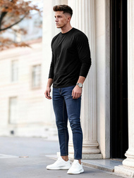 Men's Jeans - Dark Blue OZONEE O/JK2951Z