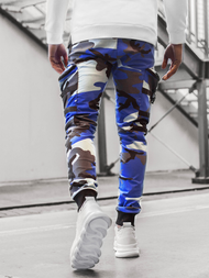 Men's Joggers - blue-black OZONEE G/11132