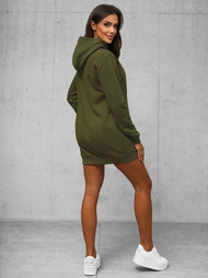 Women's Hoodie - Khaki OZONEE JS/YS10003/29Z