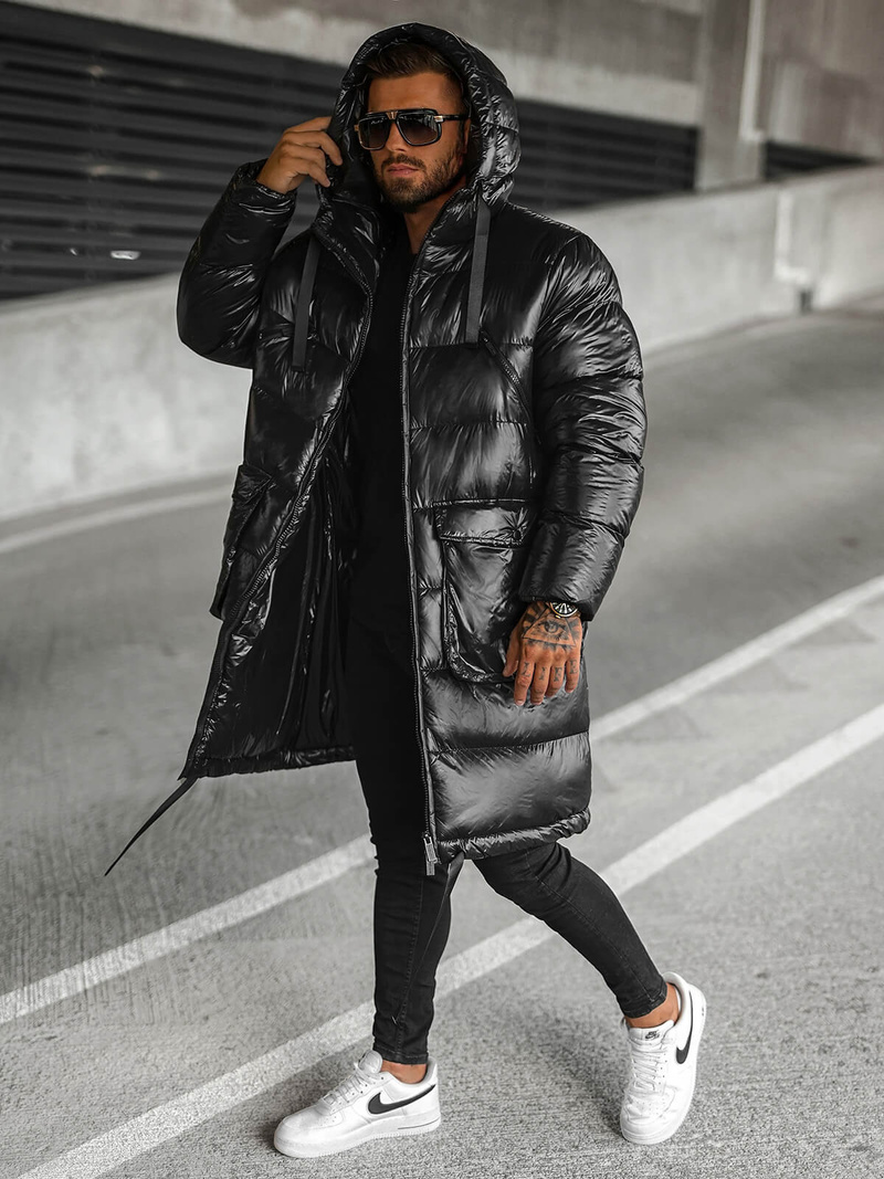 Men's Winter Jacket - Black OZONEE O/M3205Z