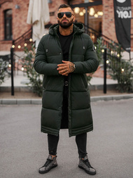 Men's winter jacket - dark green OZONEE JS/19M1290/136