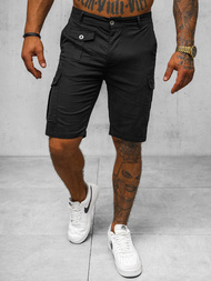 Men's Chino Shorts Black OZONEE NB/MP0188N