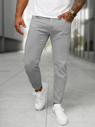 Men's Jeans - Grey OZONEE BL/JK881