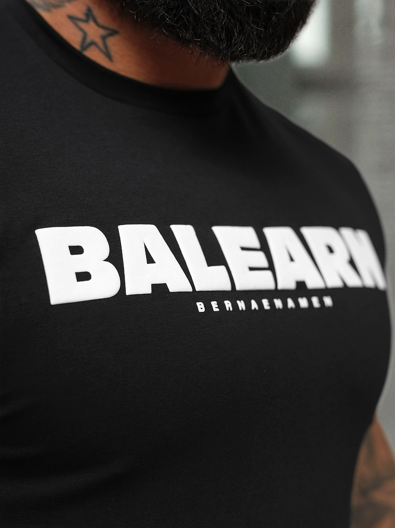 Men's T-shirt - Black OZONEE NB/MT3135