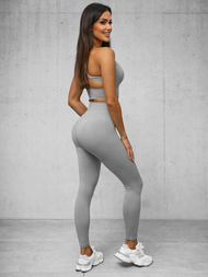 Two-Piece Tracksuit Set Grey OZONEE O/YJS7714