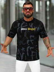 Men's T-shirt - Black OZONEE O/YN2/621