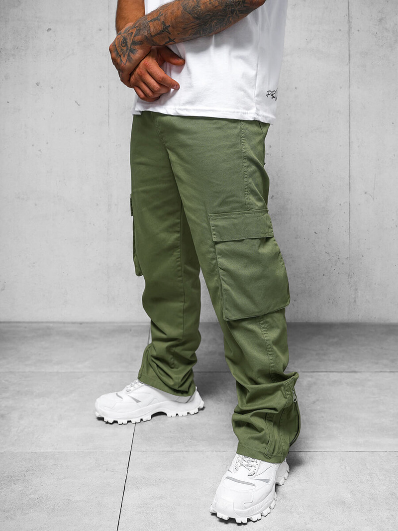 Men's Trousers - Khaki OZONEE O/G3016Z
