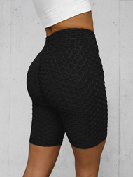 Short Women's Leggings - Black OZONEE JS/17K593/3