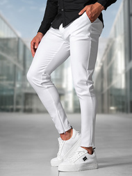 Men's Chinos - White OZONEE DJ/3300Z