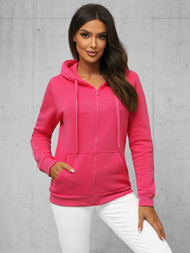 Women's Hoodie - Coral OZONEE JS/W03/58Z