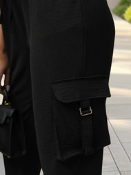 Women's Joggers - Black OZONEE O/XYS3237