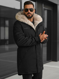 Men's Winter Jacket - Black OZONEE JS/22M316/392Z