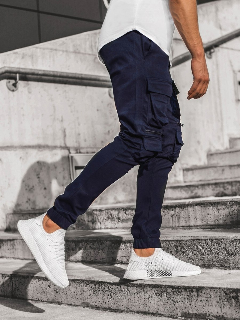 Men's Joggers - Navy blue OZONEE G/2787