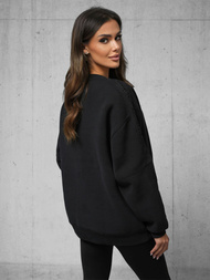 Sweatshirt - Black OZONEE O/SWE23049Z