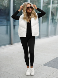 Women's Gilet - White OZONEE JS/16M9291/281