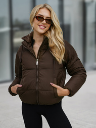 Women's Jacket - Chocolate OZONEE JS/16M9187/158