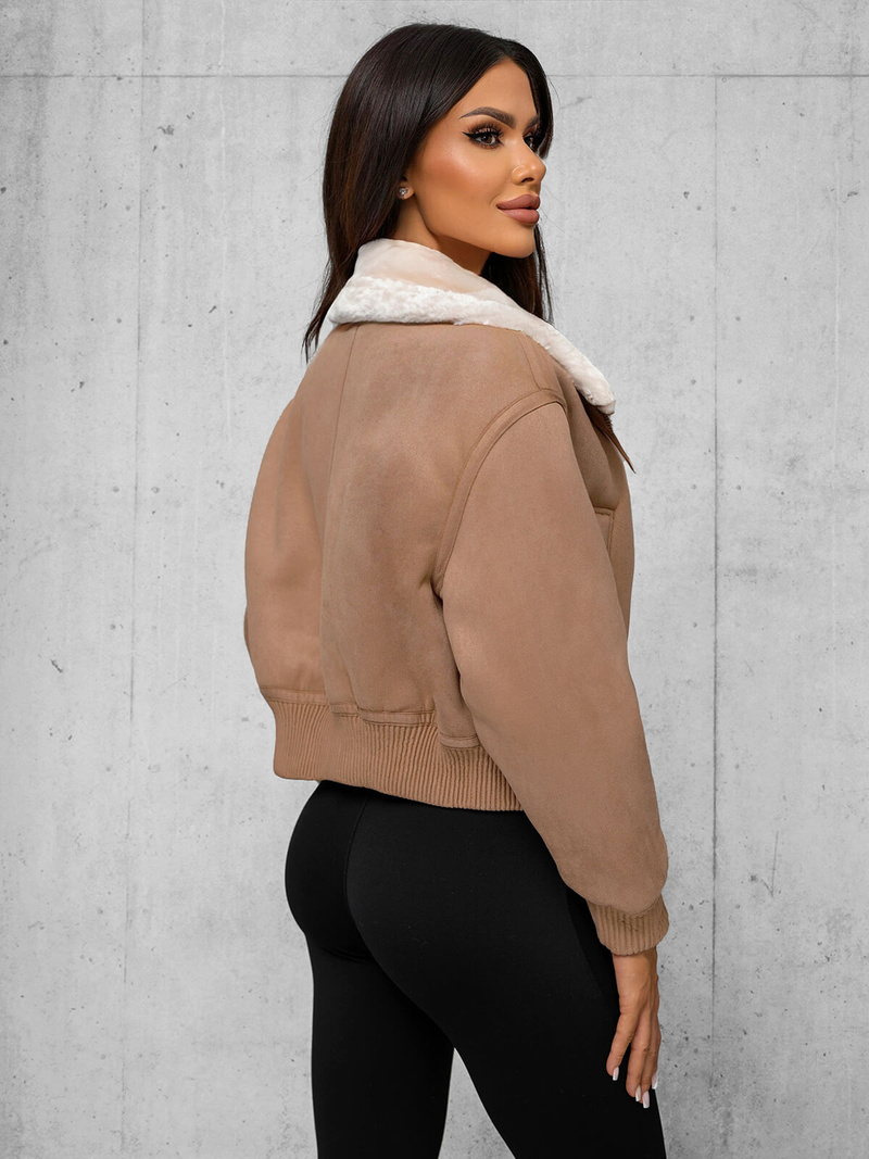 Women's Jacket - Beige OZONEE O/81326Z