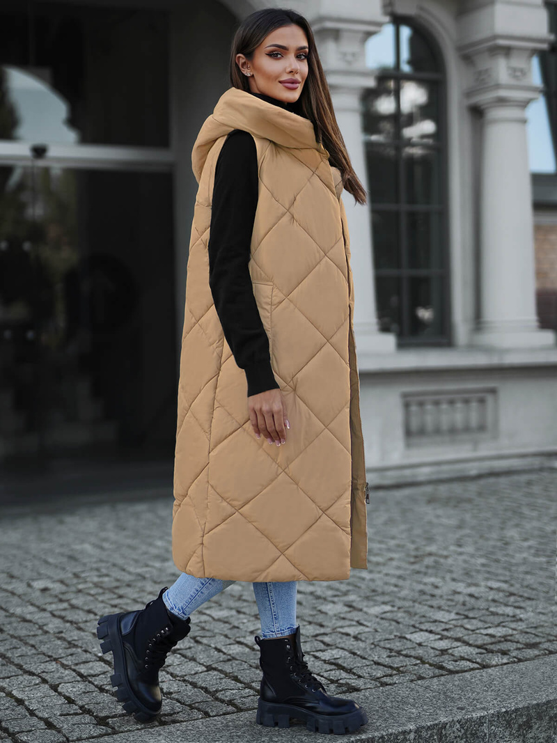 Women's Gilet - Camel OZONEE JS/5M3165/84Z