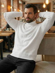 Men's Jumper - White OZONEE JS/59B3603/1