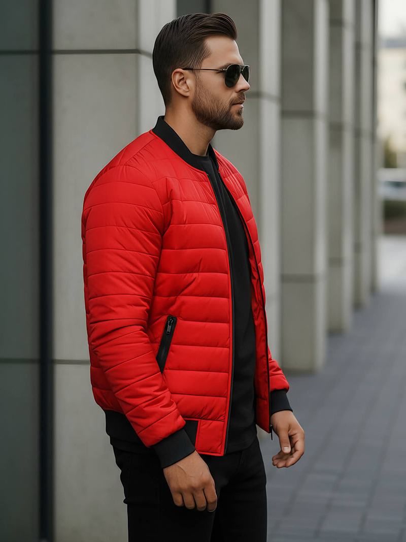 Men's Jacket - Red OZONEE JS/MY02Z