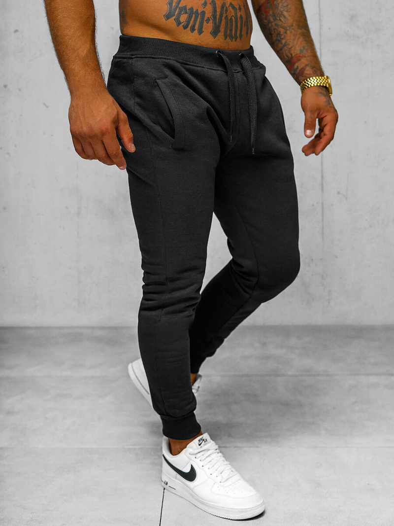 Men's Sweatpants - Black OZONEE JS/XW01Z