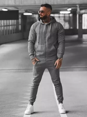 Men's Tracksuit - Anthracite OZONEE JS/68C10386/5Z