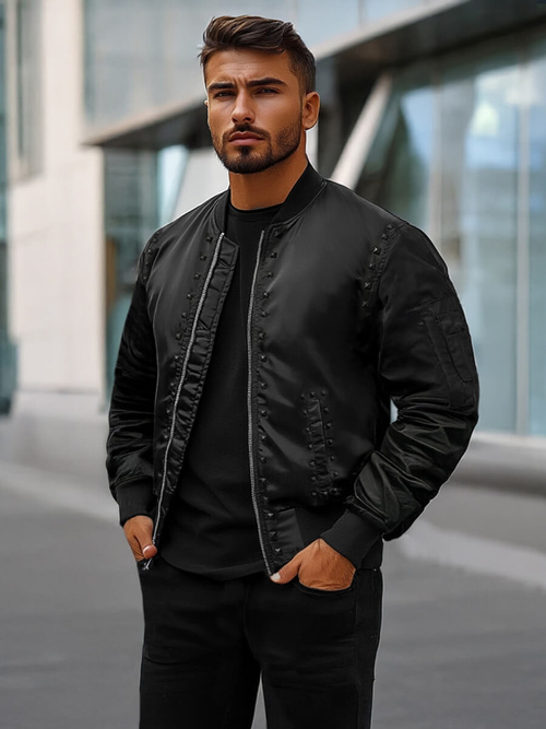 Men's Jacket - Black OZONEE O/8905Z