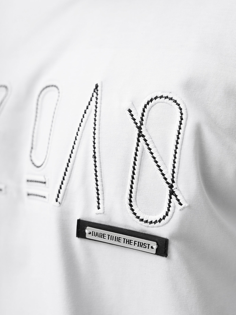 Men's T-shirt - White OZONEE O/QQ1185