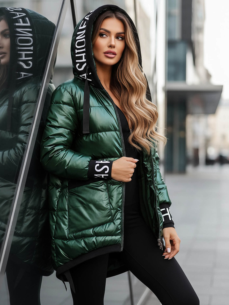 Women's Jacket - Green OZONEE JS/5M3188/238Z