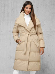 Women's Jacket - Beige OZONEE JS/M737/62Z