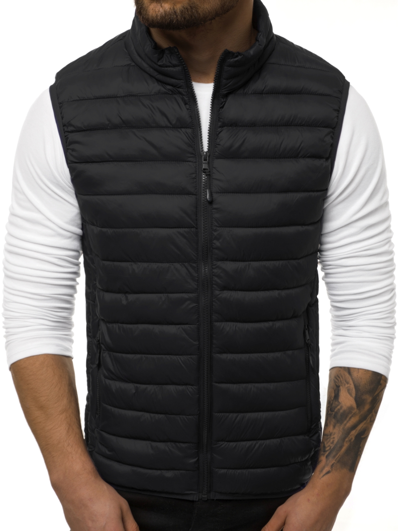 Men's Gilet - Black OZONEE JS/LY32
