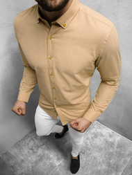 OZONEE O/3012Z Men's Shirt - Beige
