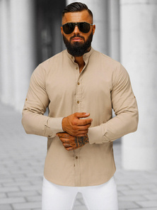 Men's Shirt - Beige OZONEE O/V123