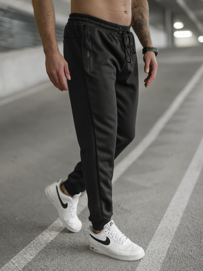 Men's Sweatpants - Black OZONEE JS/17K1998/3